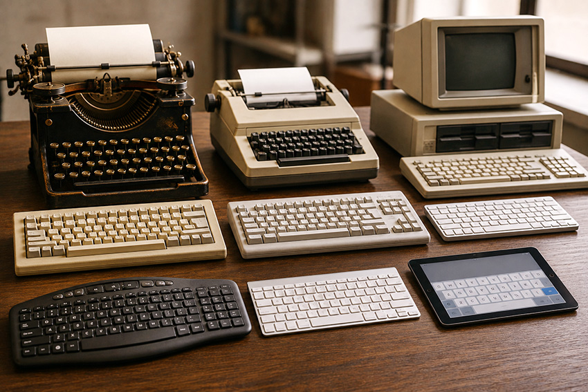 Sejarah Keyboard, dari mesin tik hingga layar sentuh